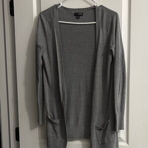 a new day Charcoal Open Front Cardigan